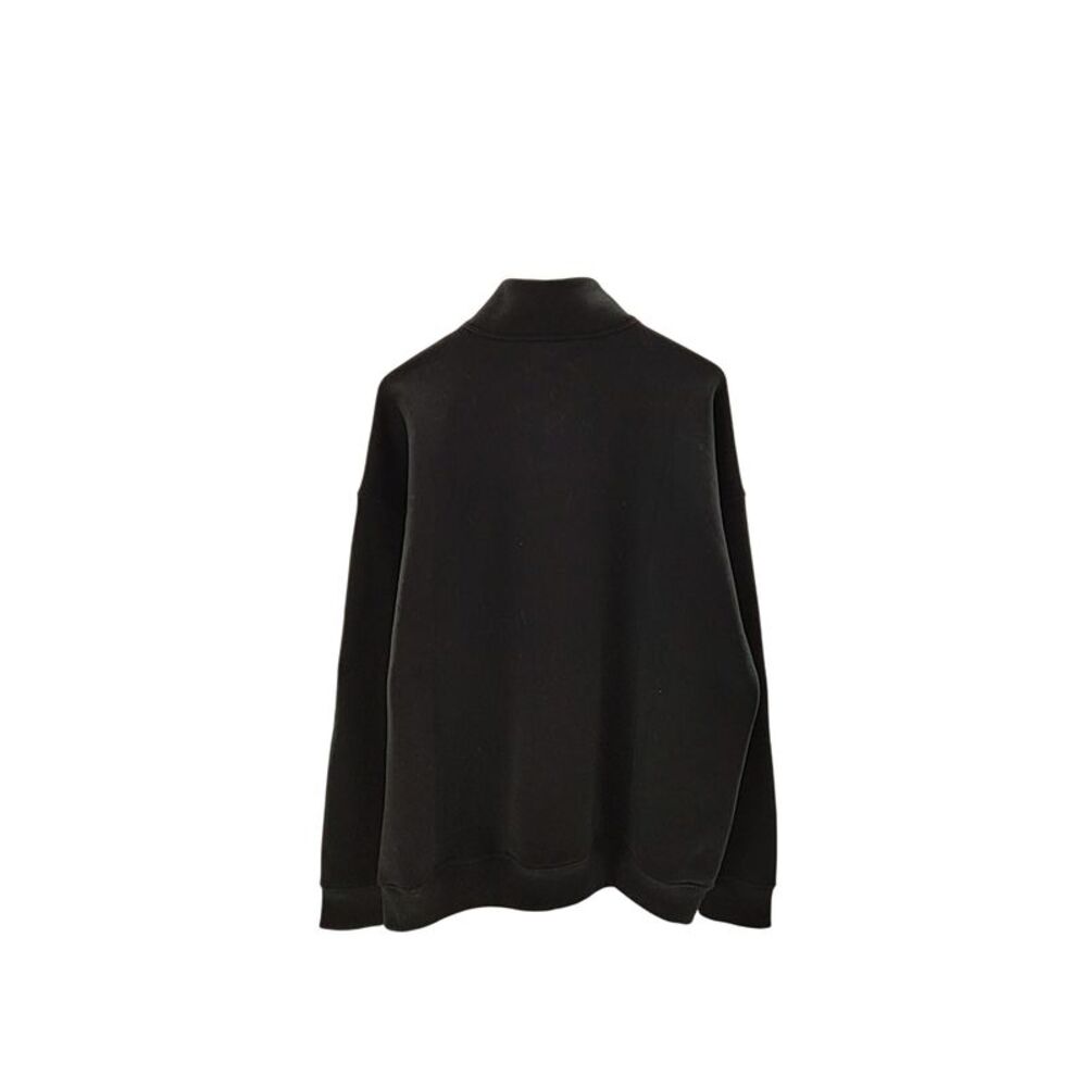 Quince Men Everyday Fleece Quarter-Zip Sweatshirt Black Sleeved Top M - Picture 2 of 3